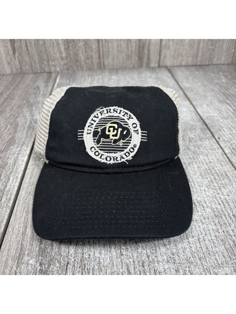 The Game Brand Men's Black University Of Colorado Trucker Hat One Size Casual